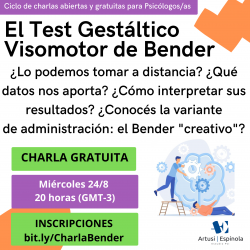 Charla gratuita para Psicólogos/as: El Test Gestáltico Visomotor de Bender